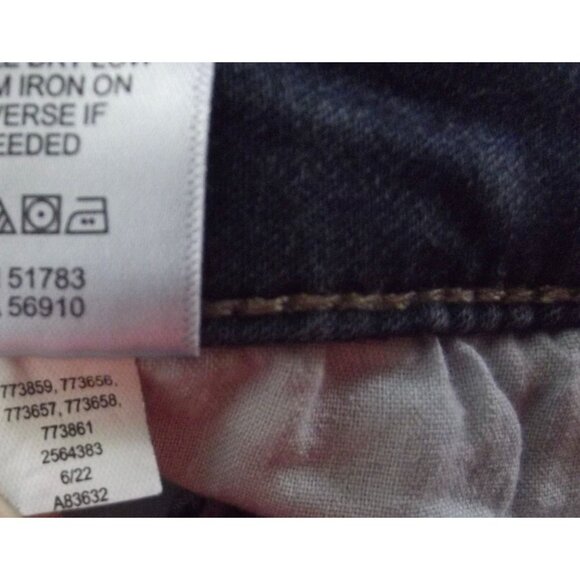 M Jeans by Maurices (Small Short)High Rise skinny red plaid lined holes distress - Picture 13 of 13